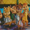 Chipettes Diamond Painting