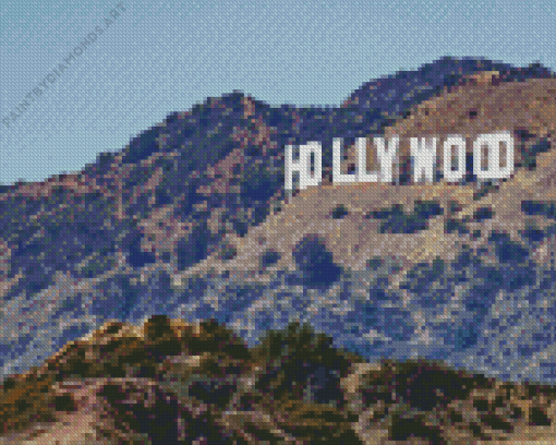 Hollywood Sign Diamond Painting