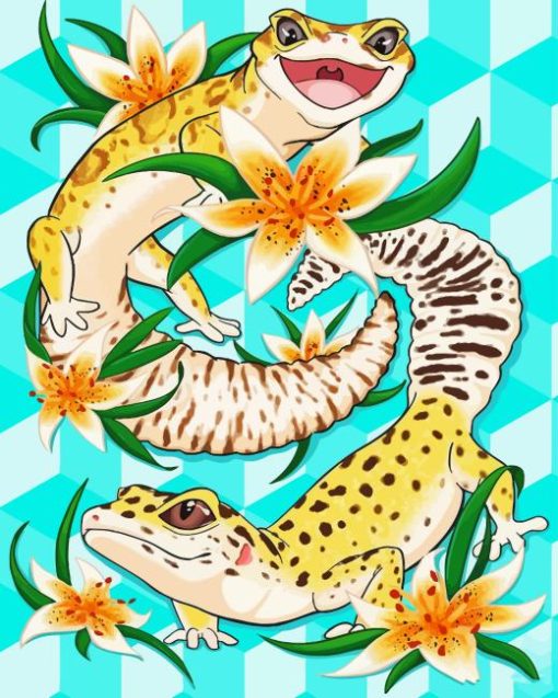 Leopard Geckos Diamond Painting
