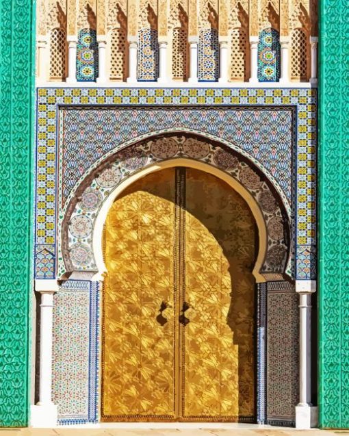 Royal Palace Door Diamond Painting