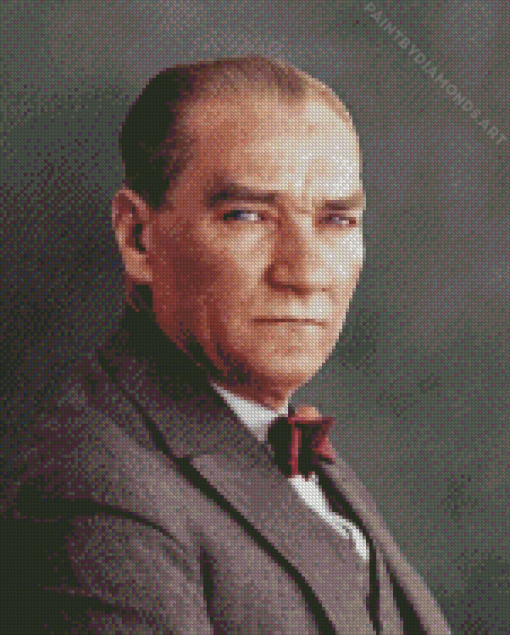 Mustafa Kemal Ataturk Diamond Painting