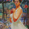 Woman In A Grove Diamond Painting