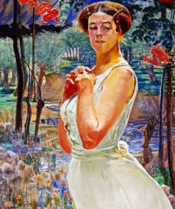 Woman In A Grove Diamond Painting