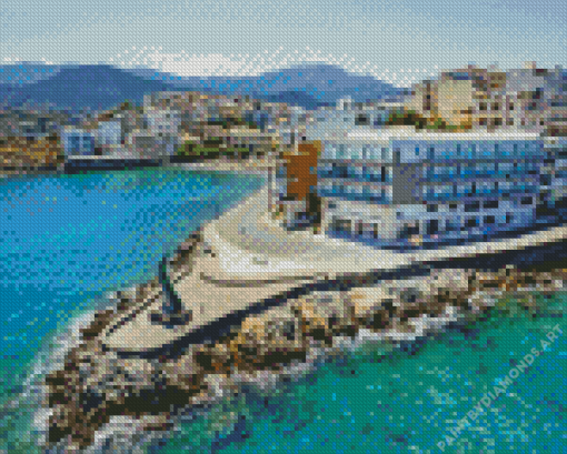 Agios Nikolaos Greece Diamond Painting