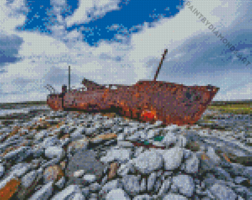 Aran Islands Landscape Diamond Painting