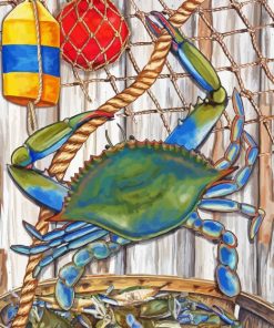 Blue Crabs Diamond Painting