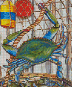 Blue Crabs Diamond Painting