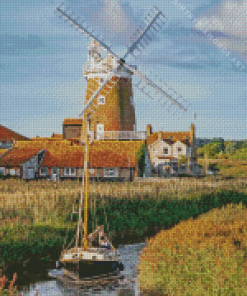 Cley Windmill England Diamond Painting