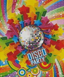 Colorful Disco Party Diamond Painting
