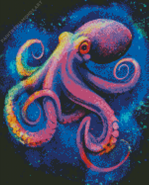 Colorful Octopus Diamond Painting