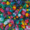 Colorful Tulips Flowers Diamond Painting