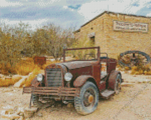 Ghost Town Landscape Diamond Painting