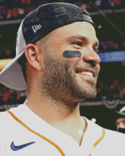 Jose Altuve Diamond Painting