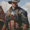Marvel Cowboy Captain America Diamond Painting