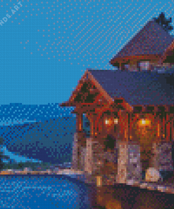 Mountain Home Diamond Painting