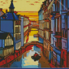 Nantes City Travel Poster Diamond Painting