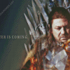 Ned Stark Winter is Coming Diamond Painting