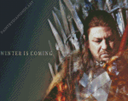 Ned Stark Winter is Coming Diamond Painting