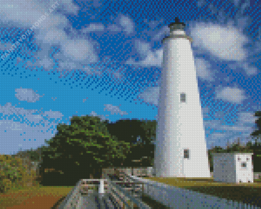 Ocracoke Lighthouse Diamond Painting