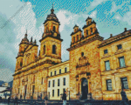 Plaza De Bolivar Bogota Diamond Painting