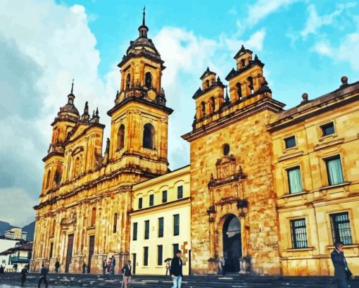 Plaza De Bolivar Bogota Diamond Painting