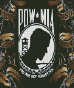 Pow Mia Diamond Painting