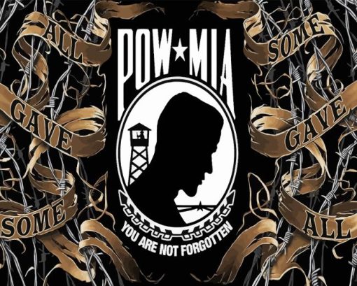 Pow Mia Diamond Painting