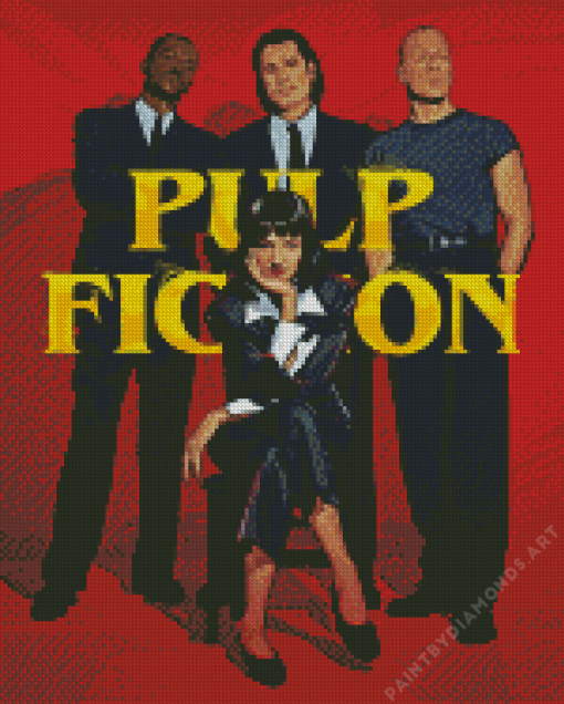 Pulp Fiction Movie Poster Diamond Painting