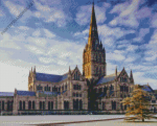Salisbury Cathedral Diamond Painting