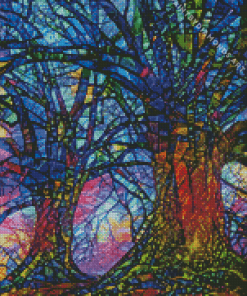 Stained Glass Mosaic Glass Diamond Painting