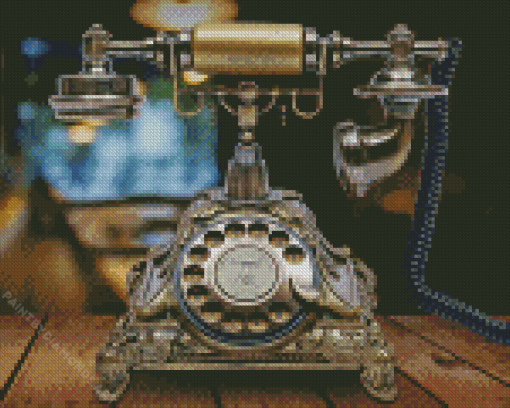 Vintage Phone Diamond Painting