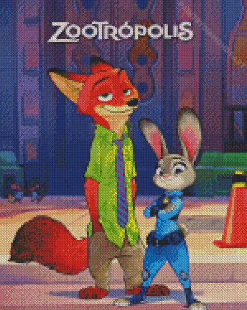 Zootropolis Diamond Painting