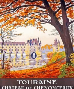 Chenonceau Poster Diamond Painting