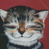 Cute Happy Cat Diamond Painting