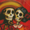 Day of The Dead Lovers Diamond Painting