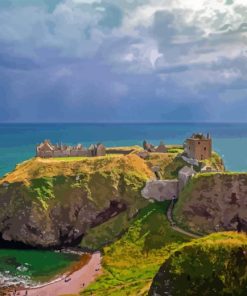 Dunnottar Castle Diamond Painting