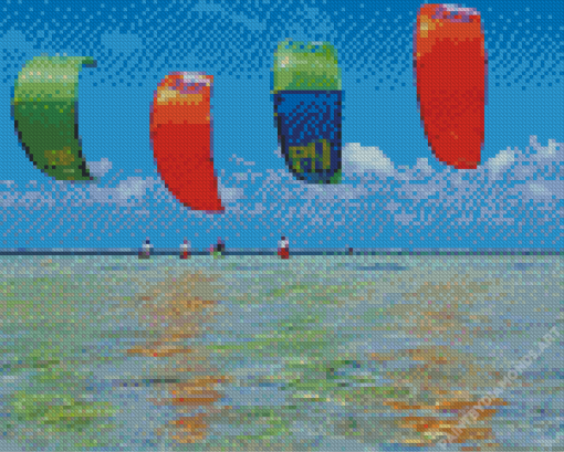 Kitesurfing Diamond Painting