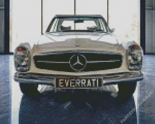 Mercedes 200 Sl Diamond Painting