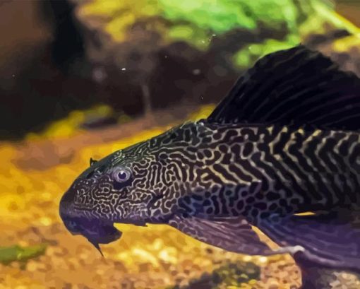 Pleco Fish Diamond Painting