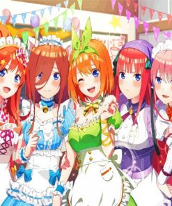 Quintessential Quintuplets Diamond Painting