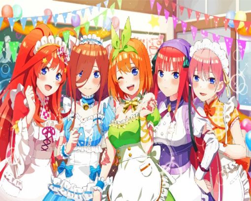 Quintessential Quintuplets Diamond Painting