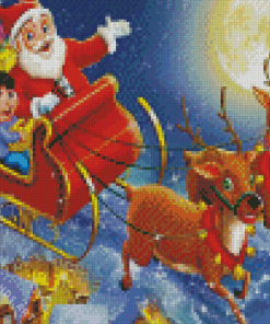 Rudolph The Red Nosed Reindeer Diamond Painting