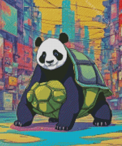 Turtle Panda Diamond Painting