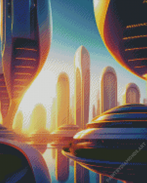 Utopia City Diamond Painting