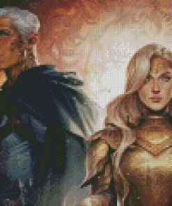 Aelin and Rowan Diamond Painting