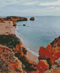 Albufeira Beach View Diamond Painting