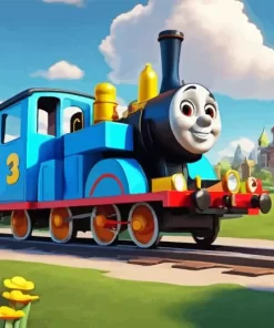 Animated Serie Thomas and Friends Diamond Painting