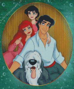 Ariel Eric Melody With Dog Diamond Painting