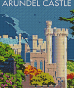 Arundel Castle West Sussex Diamond Painting