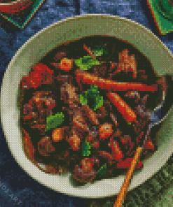 Beef Stew with Sauce Diamond Painting